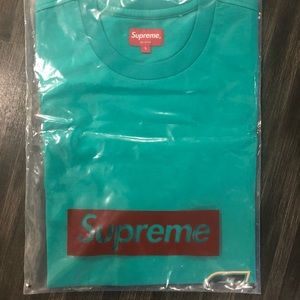 Supreme Side Logo Tee, Green, L